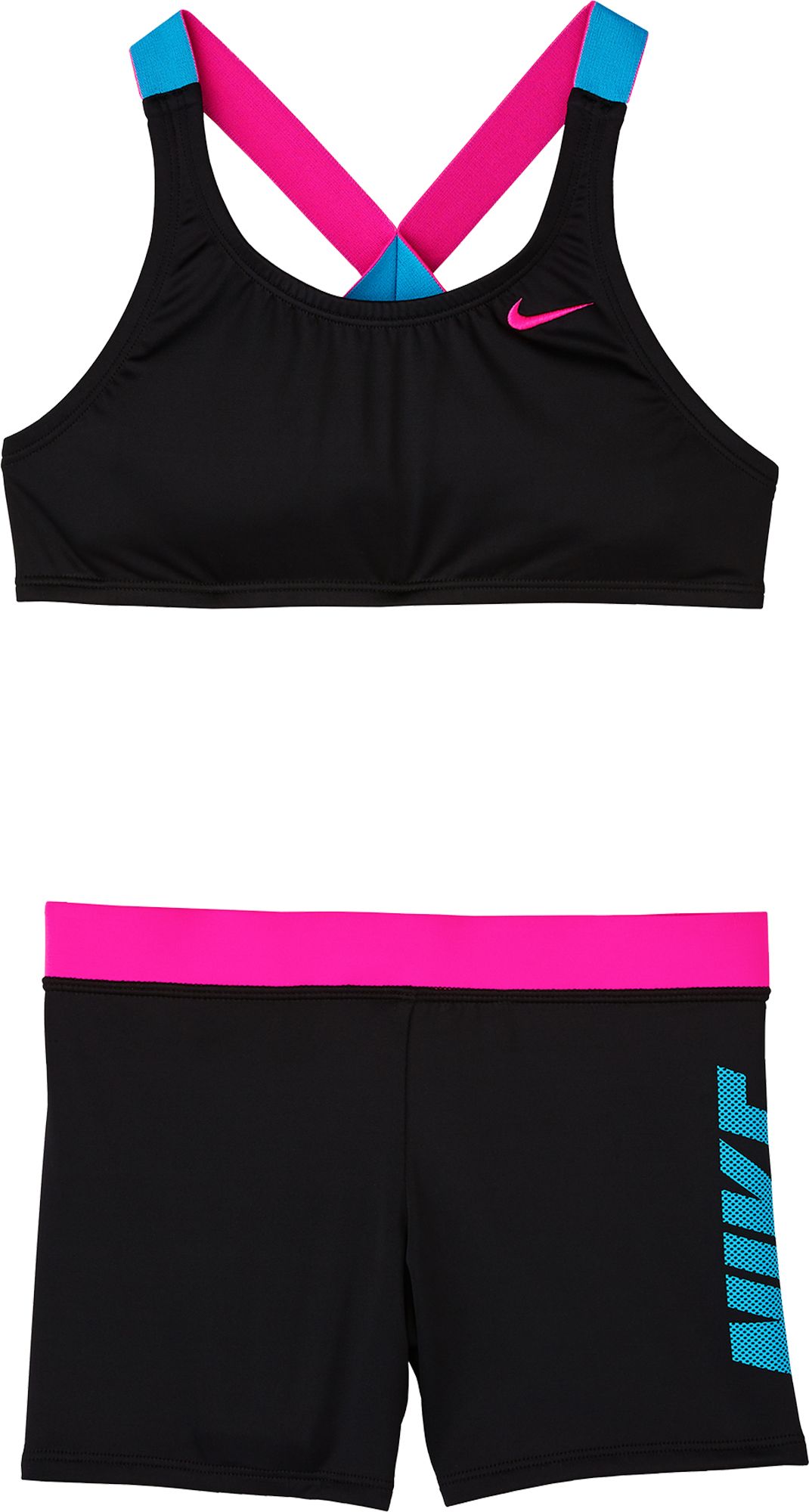 nike bikini and shorts set