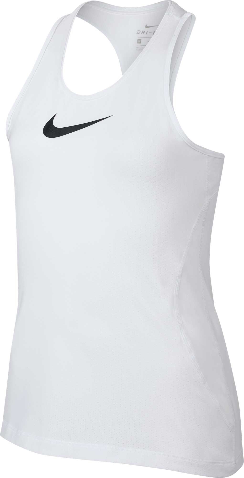 white nike tank top