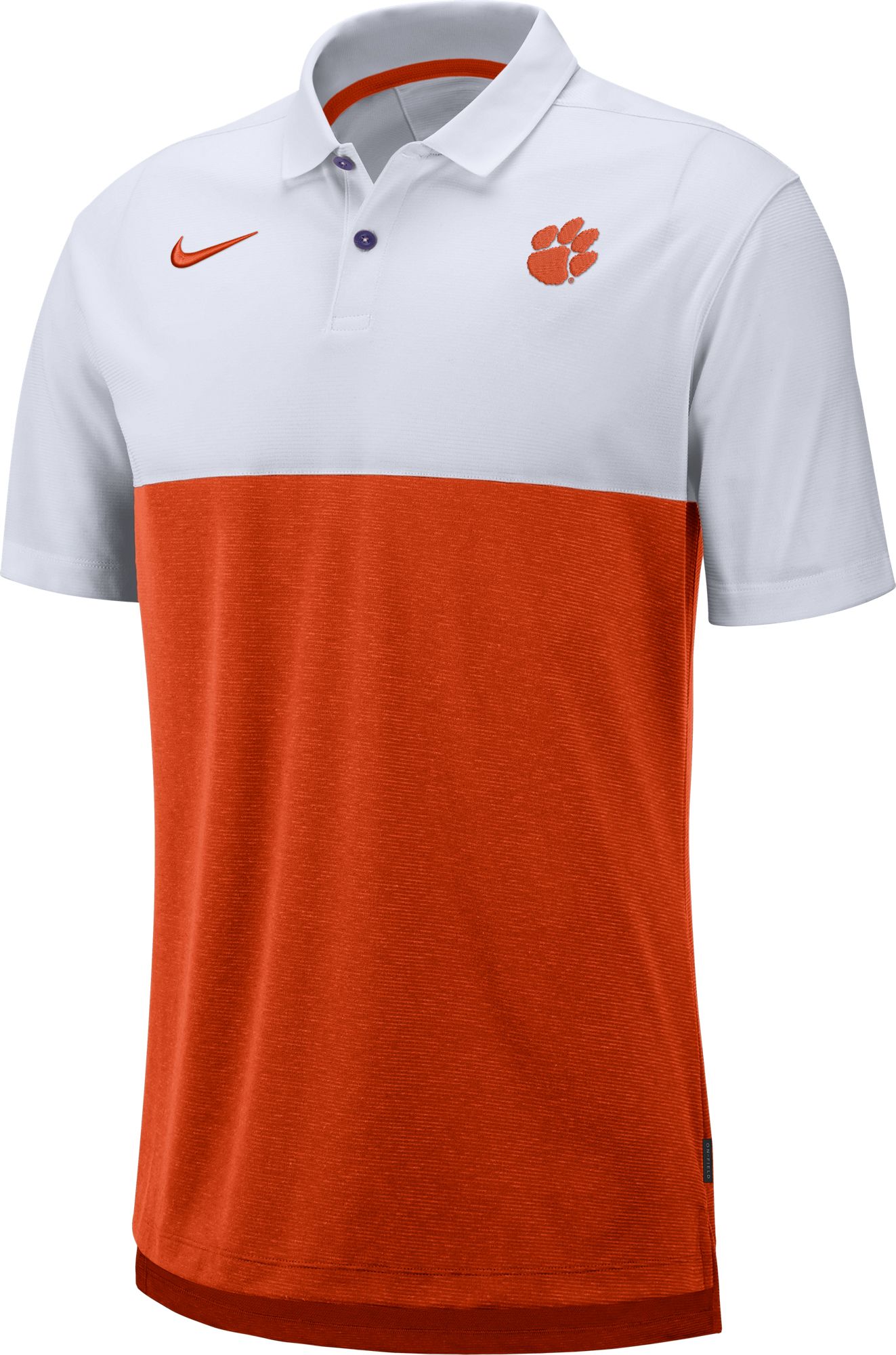 clemson polo nike