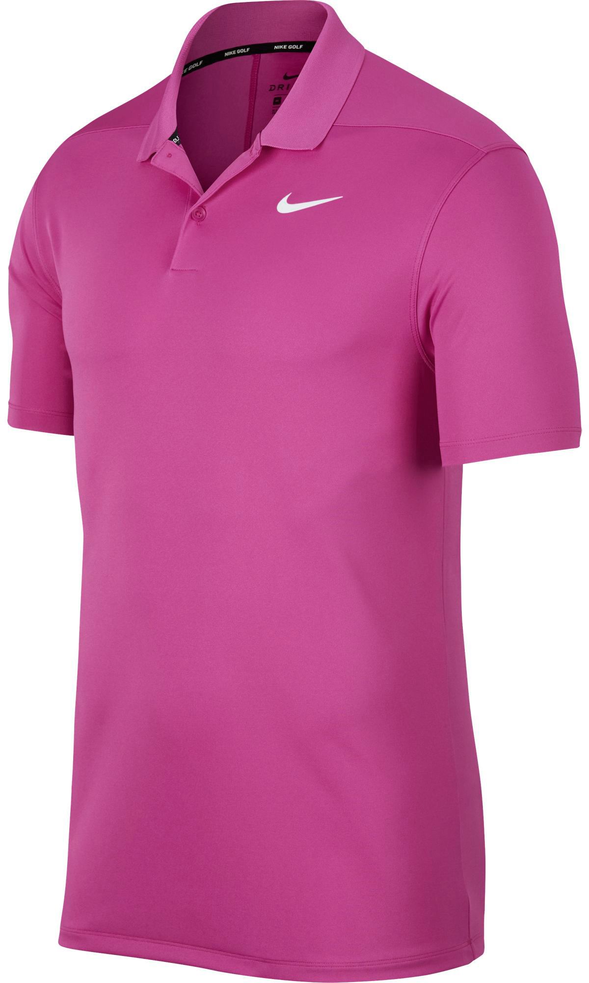 pink nike polo