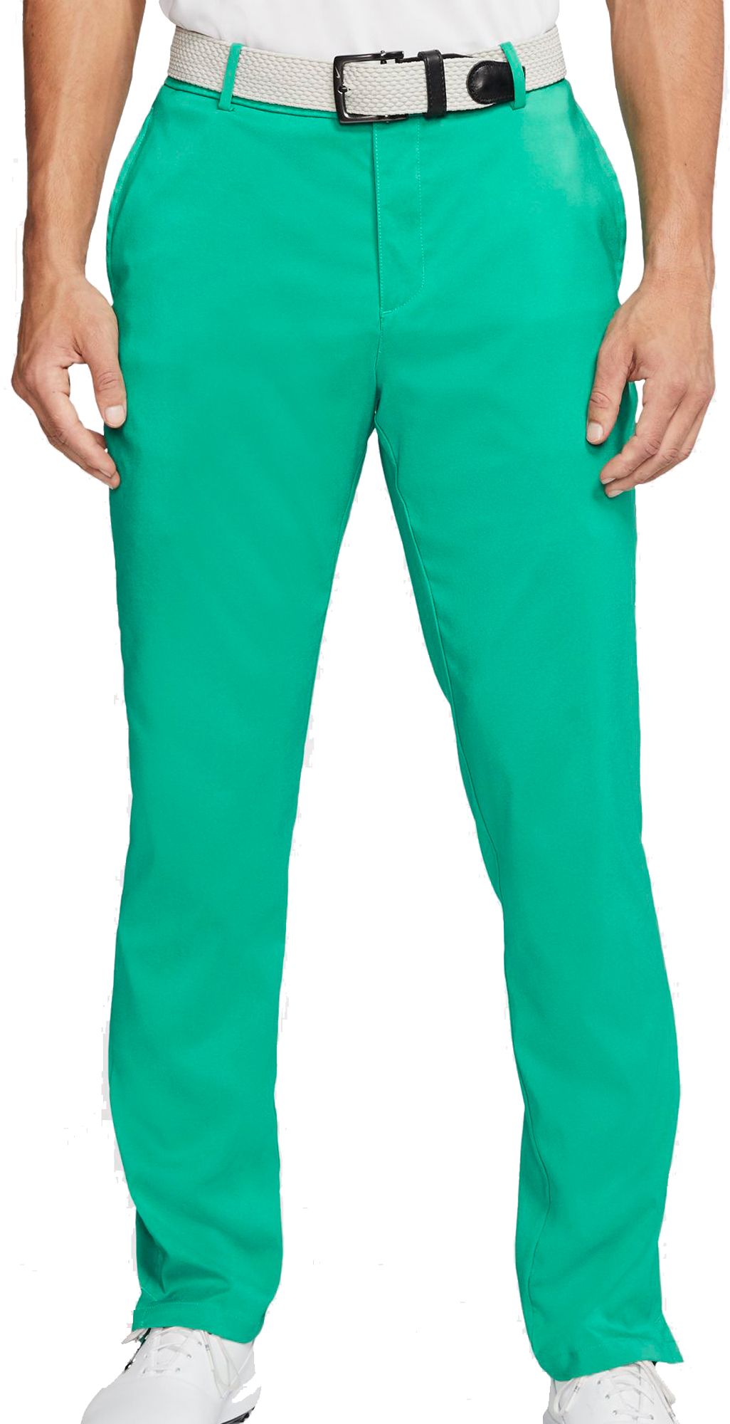 green golf pants