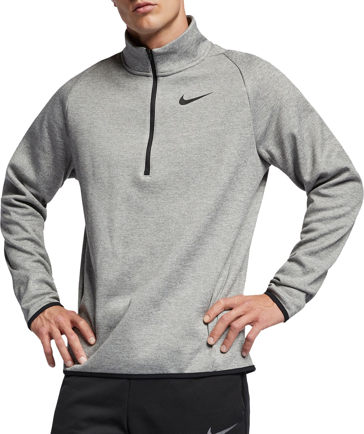 nike therma rpl half zip