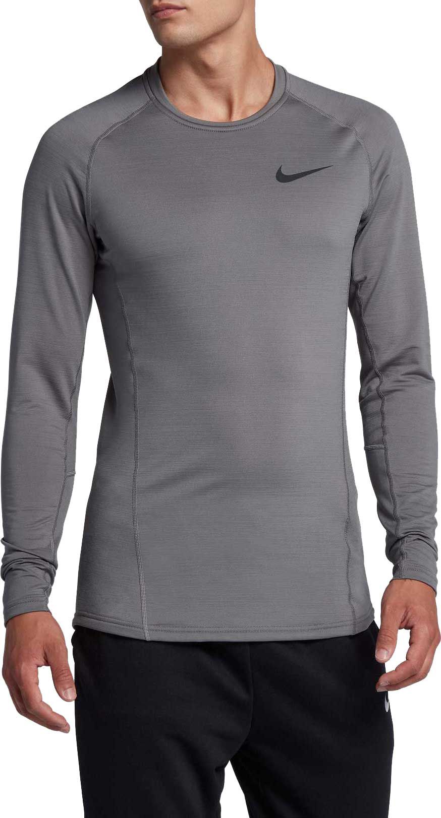 nike grey long sleeve mens