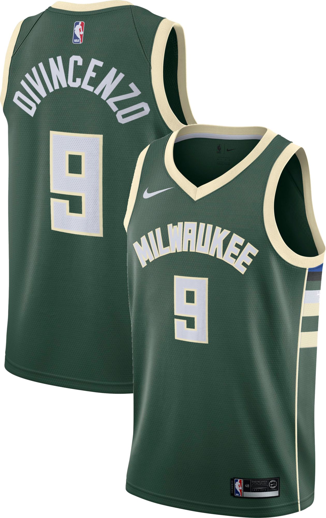 donte divincenzo bucks jersey