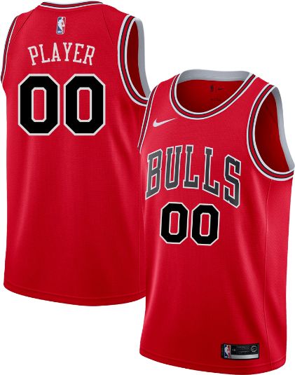 chicago bulls red jersey