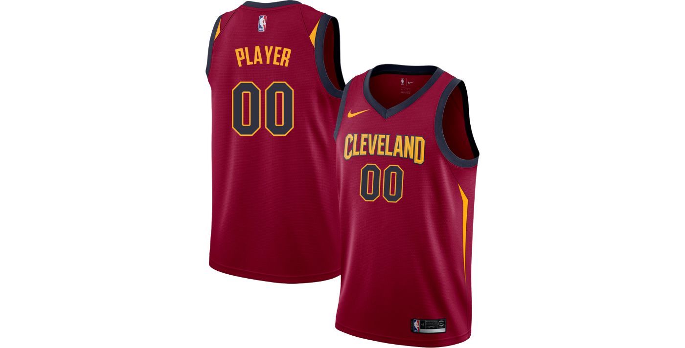 Nike Men s Full Roster Cleveland Cavaliers Red Dri FIT Swingman Jersey Dick s Sporting Goods