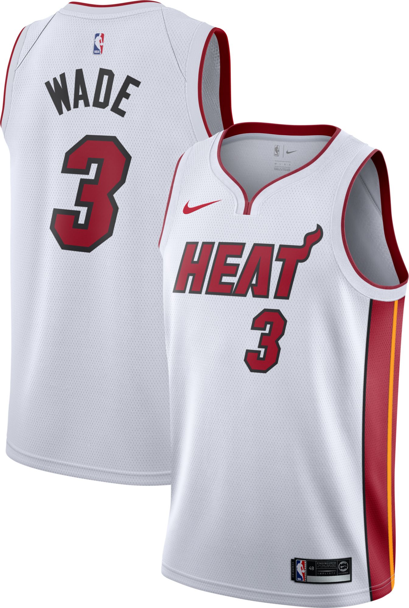 Nike Men's Miami Heat Dwyane Wade #3 