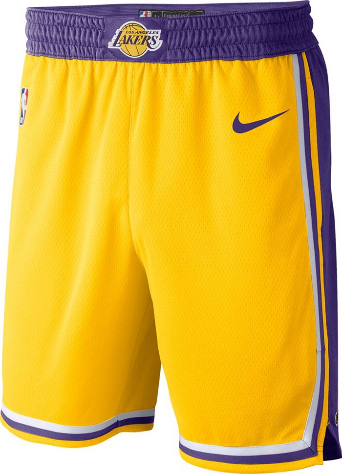 Los Angeles Lakers Nike Classic Edition Swingman Shorts - Mens