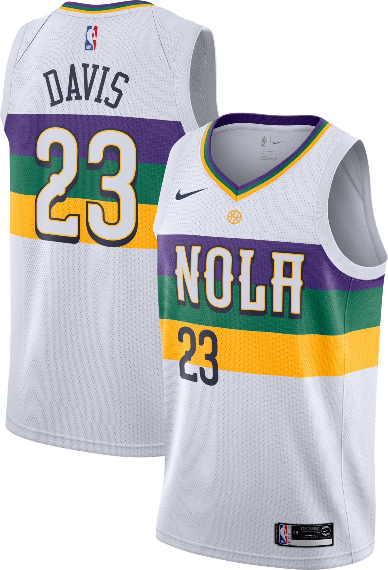 anthony davis mardi gras jersey