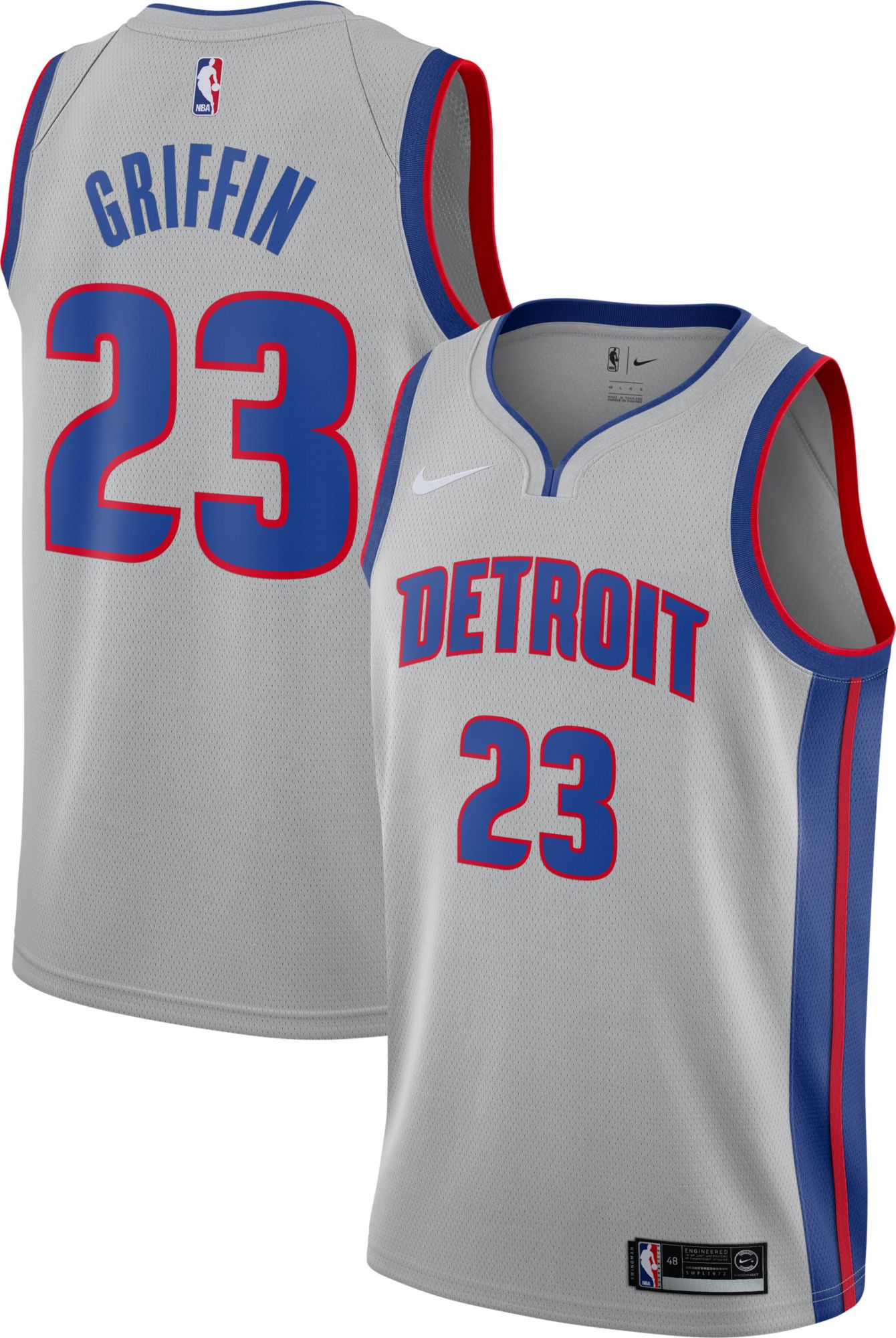 Grey Dri-FIT Statement Swingman Jersey 