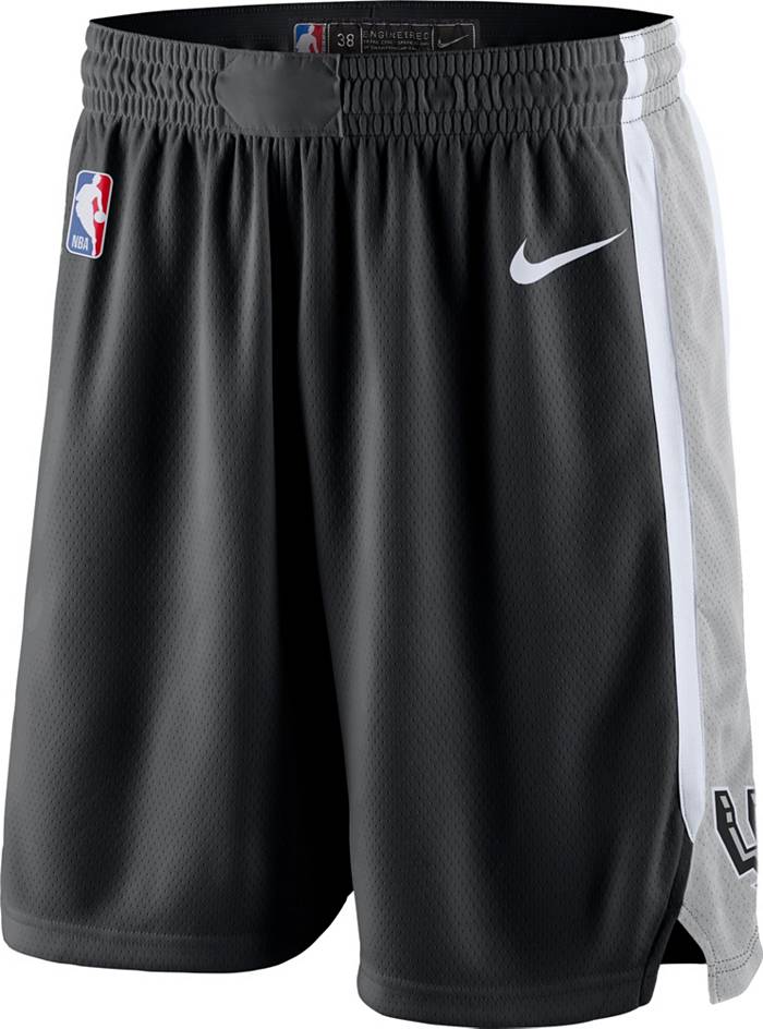 San Antonio Spurs Nike Authentic Swingman Performance Shorts - Black