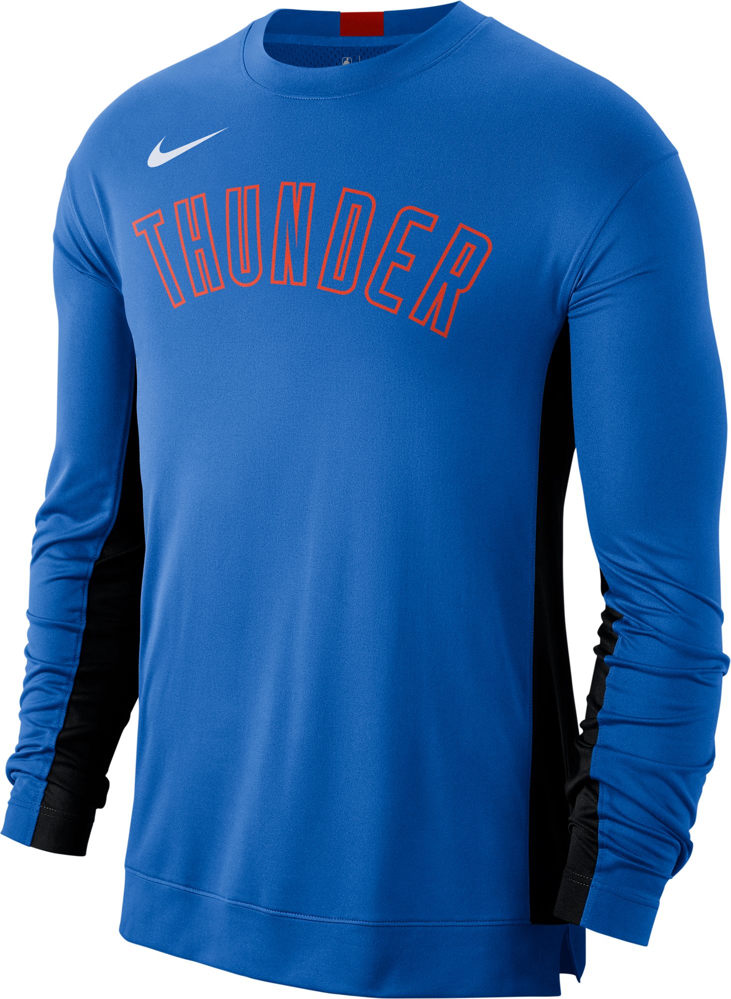 oklahoma city thunder sleeved jersey