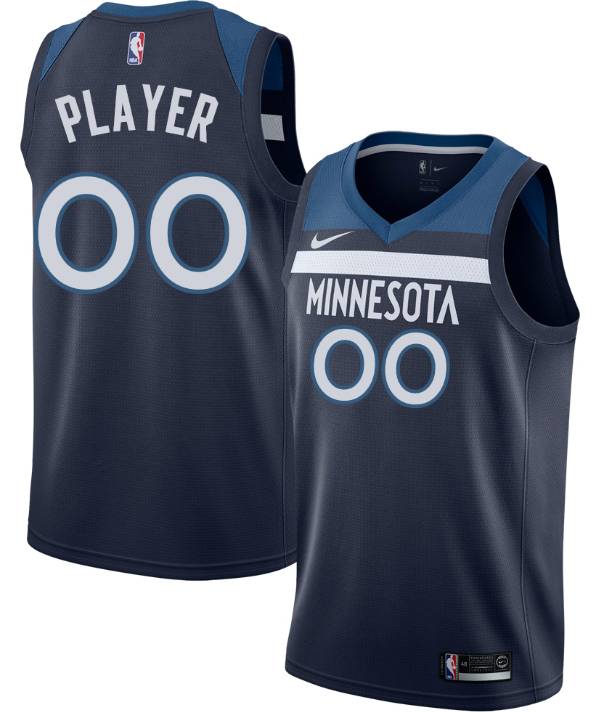 Nike Men's Full Roster Minnesota Timberwolves Navy Dri-FIT Swingman Jersey product image