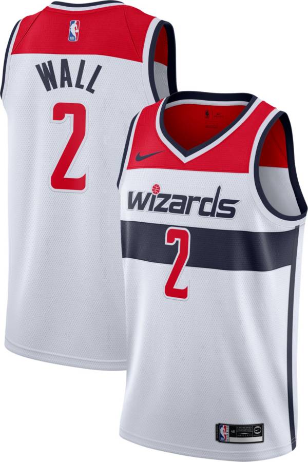 Nike Men's Washington Wizards John Wall #2 White Dri-FIT Swingman Jersey