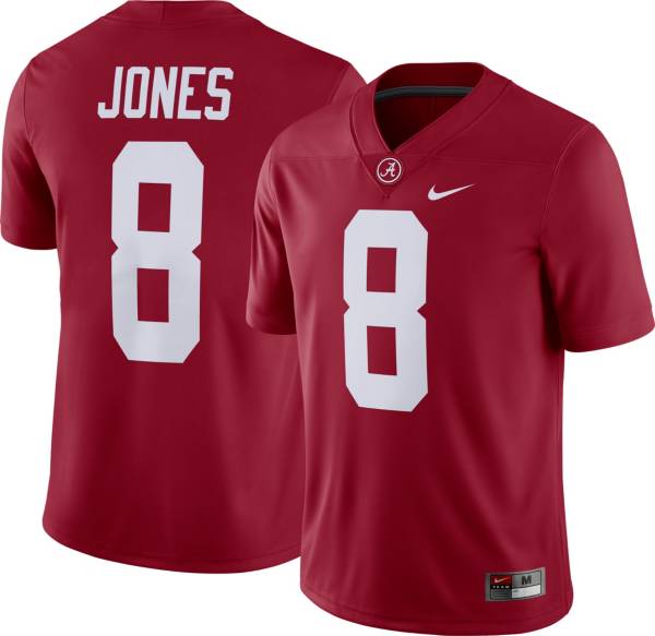 Nike Men's Julio Jones Alabama Crimson Tide #8 Crimson Dri-FIT Game Football Jersey