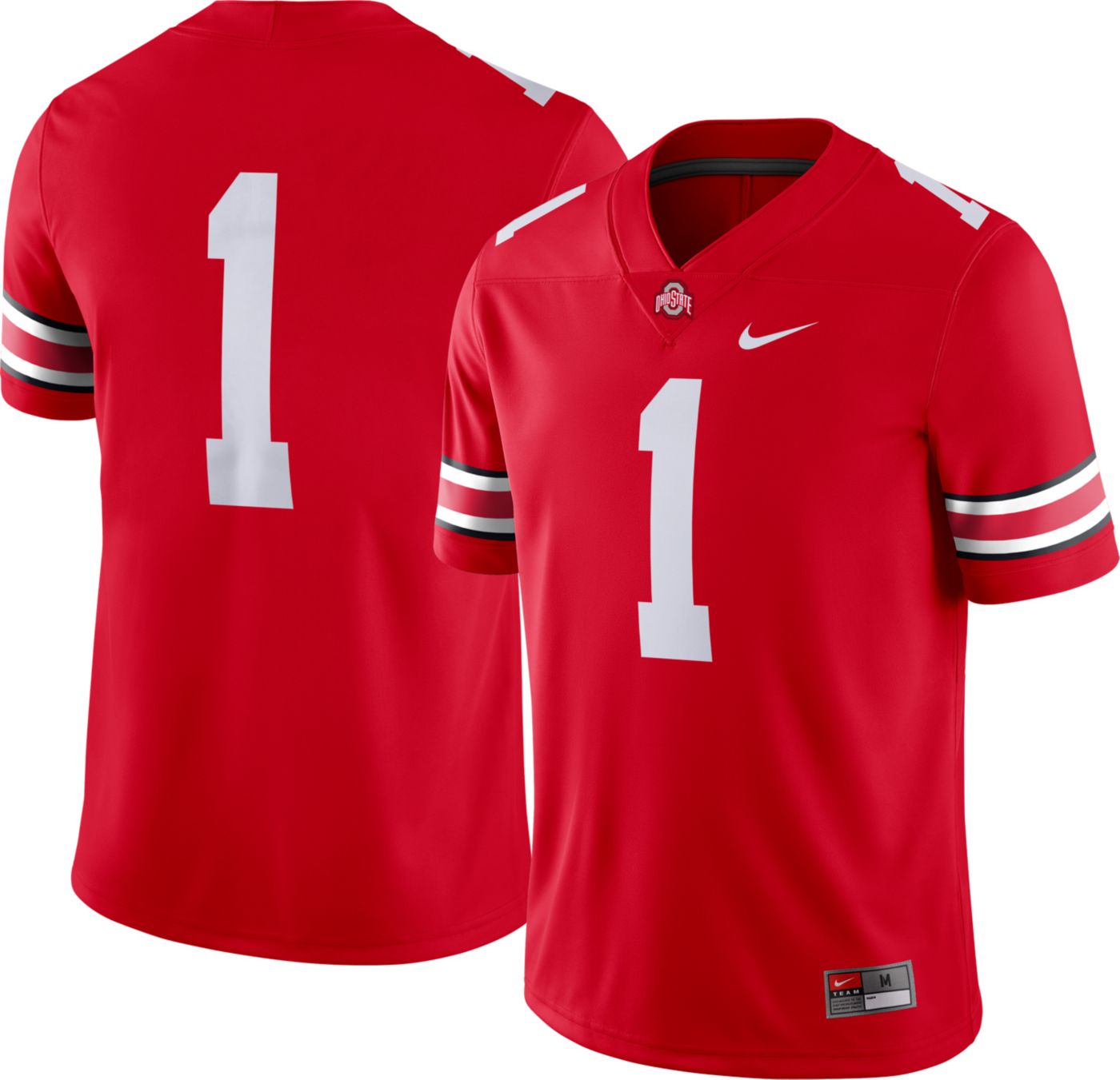 MENS NIKE OHIO STATE OSU BUCKEYES shops CFP DIAMOND QUEST #16 FOOTBALL JERSEY MEDIUM