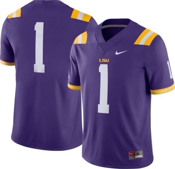 Men's Nike Odell Beckham Jr Purple LSU Tigers Game Jersey