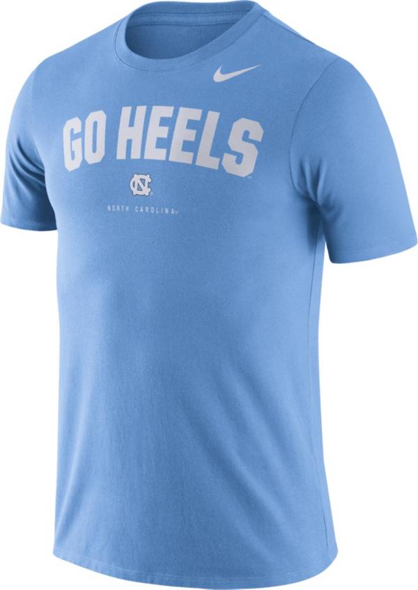 Nike Men's North Carolina Tar Heels Carolina Blue Dri-FIT Phrase T-Shirt