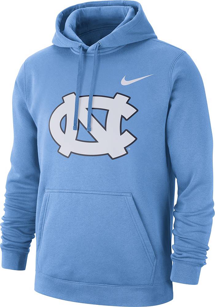 Nike Mens North Carolina Tar Heels Classic Logo Hoodie in Blue for Men