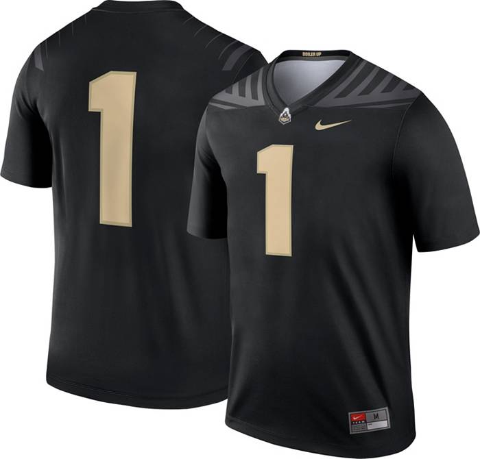 Men's Nike #1 Black Purdue Boilermakers Replica Jersey Size: Small