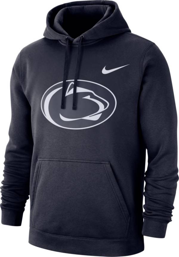 Nike Men's Penn State Nittany Lions Blue Club Fleece Pullover Hoodie ...