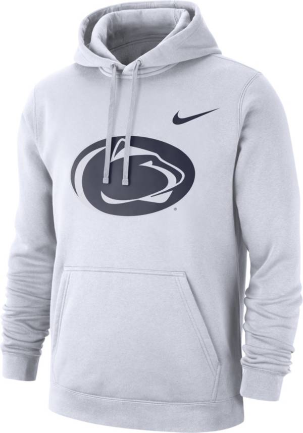Nike Men's Penn State Nittany Lions Club Fleece Pullover White Hoodie product image