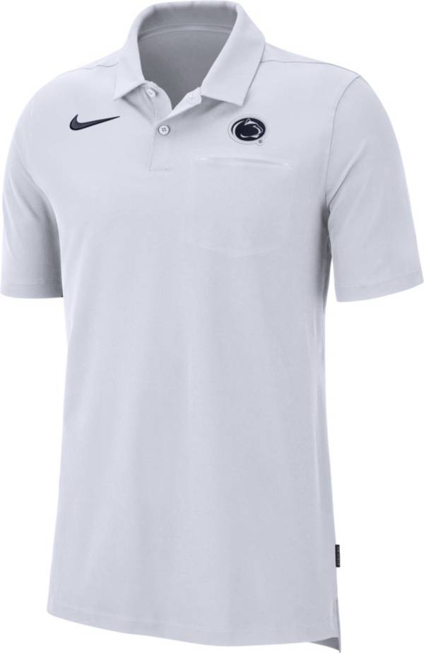 Nike Men's Penn State Nittany Lions Dri-FIT Elite Football Sideline White Polo