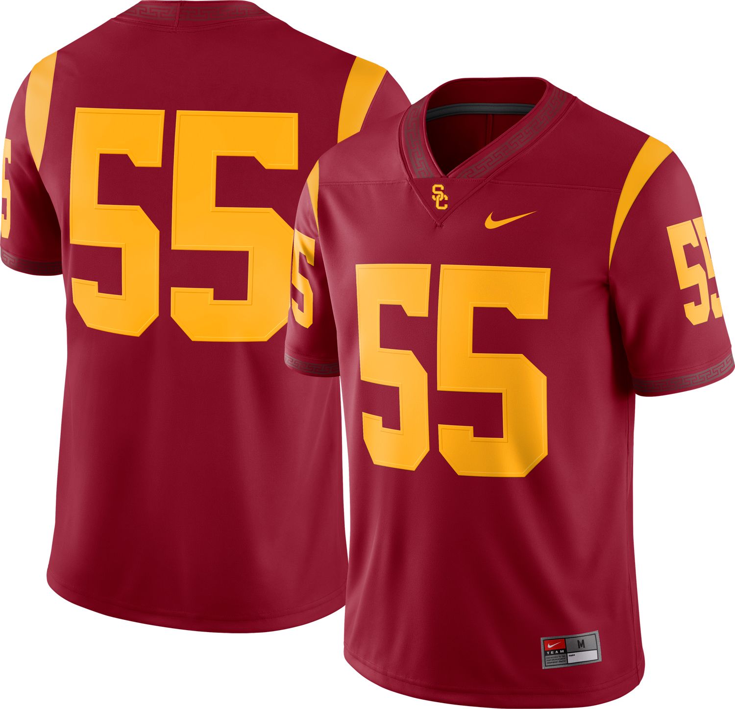 Nike Men's USC Trojans #55 Cardinal Dri 