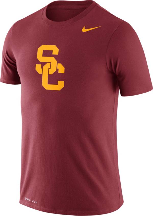 Nike Men's USC Trojans Cardinal Logo Dry Legend T-Shirt