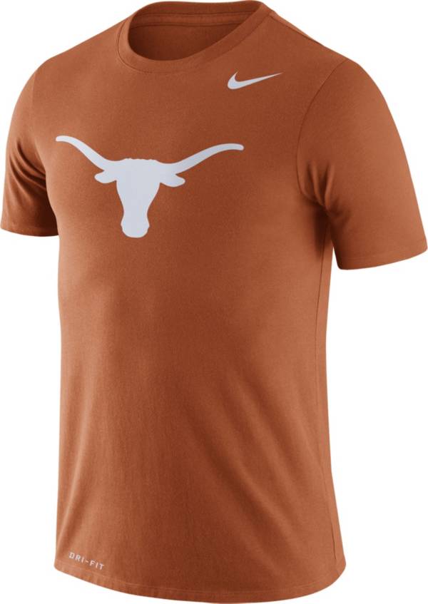 Nike Men's Texas Longhorns Burnt Orange Logo Dry Legend T-Shirt