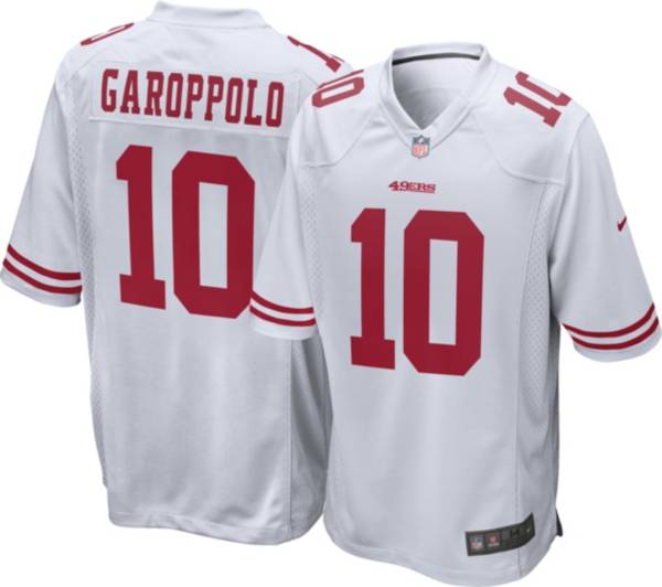Nike Men's San Francisco 49ers Jimmy Garoppolo #10 White Game Jersey
