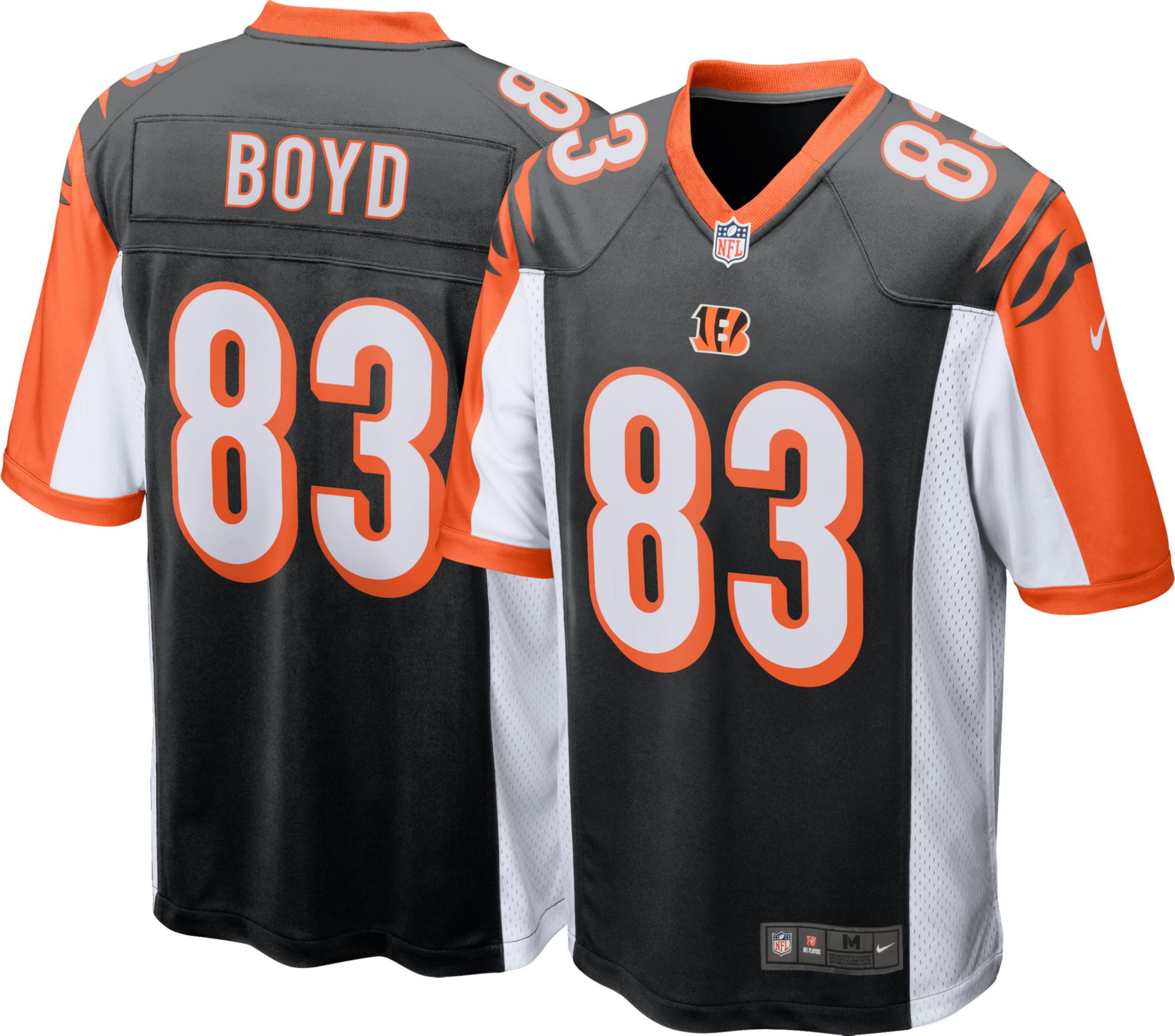 what color is the bengals home jersey