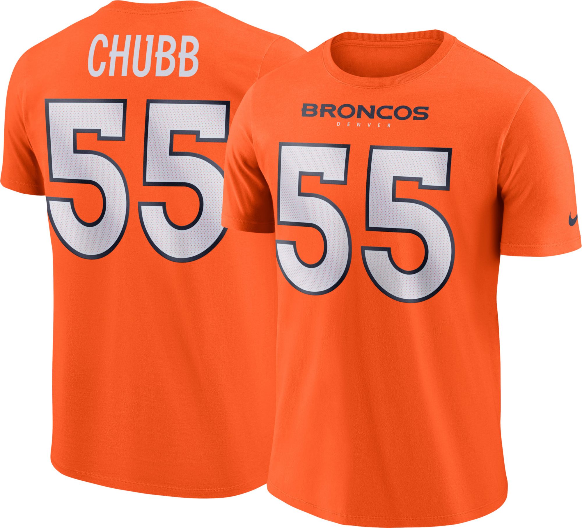 orange broncos shirt