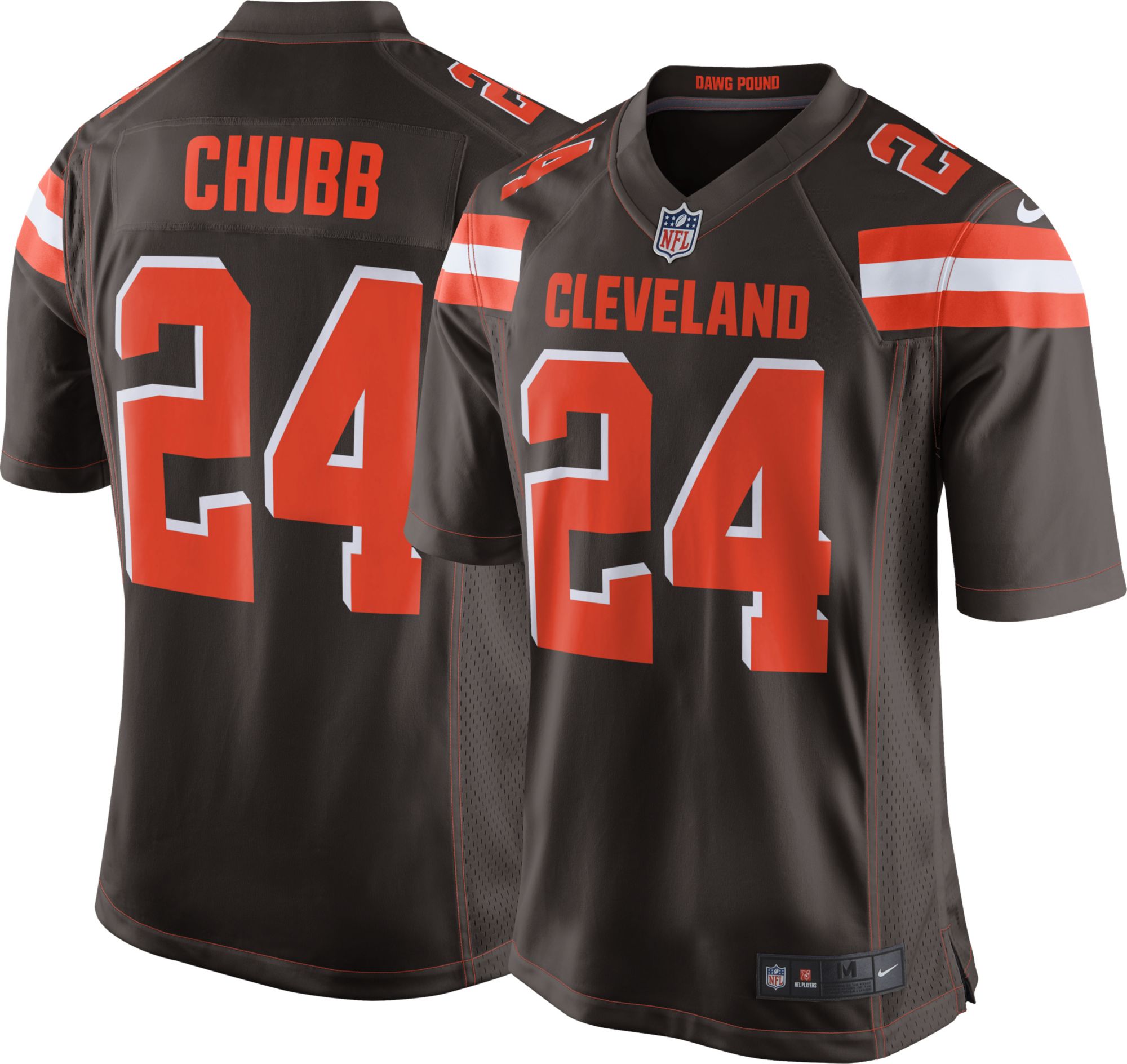 cleveland browns chubb jersey