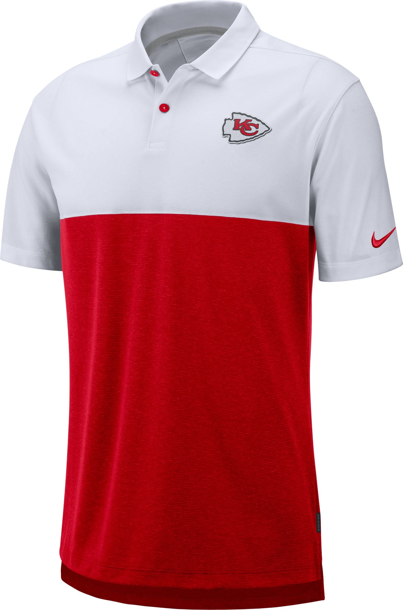 men's kansas city chiefs polo shirt