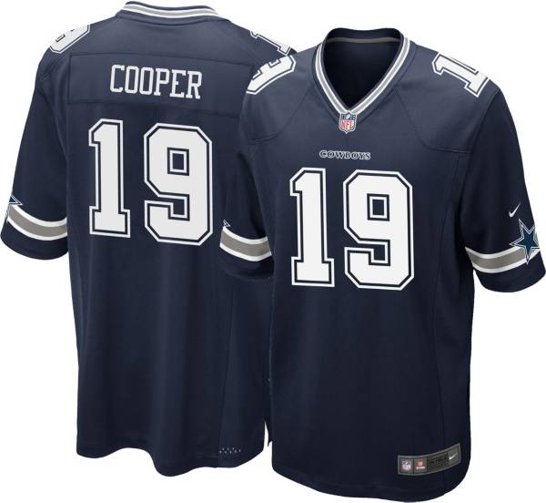 Nike Men's Dallas Cowboys Amari Cooper #19 Navy Game Jersey
