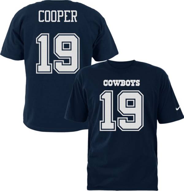 Nike Men's Dallas Cowboys Amari Cooper #19 Pride Navy T-Shirt