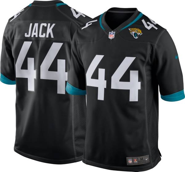 Nike Men's Jacksonville Jaguars Myles Jack #44 Black Game Jersey