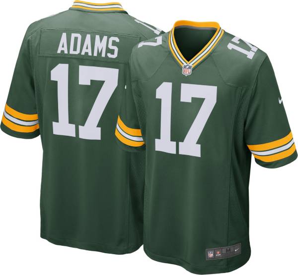 قرابة Nike Men's Green Bay Packers Davante Adams #17 Green Game Jersey قرابة