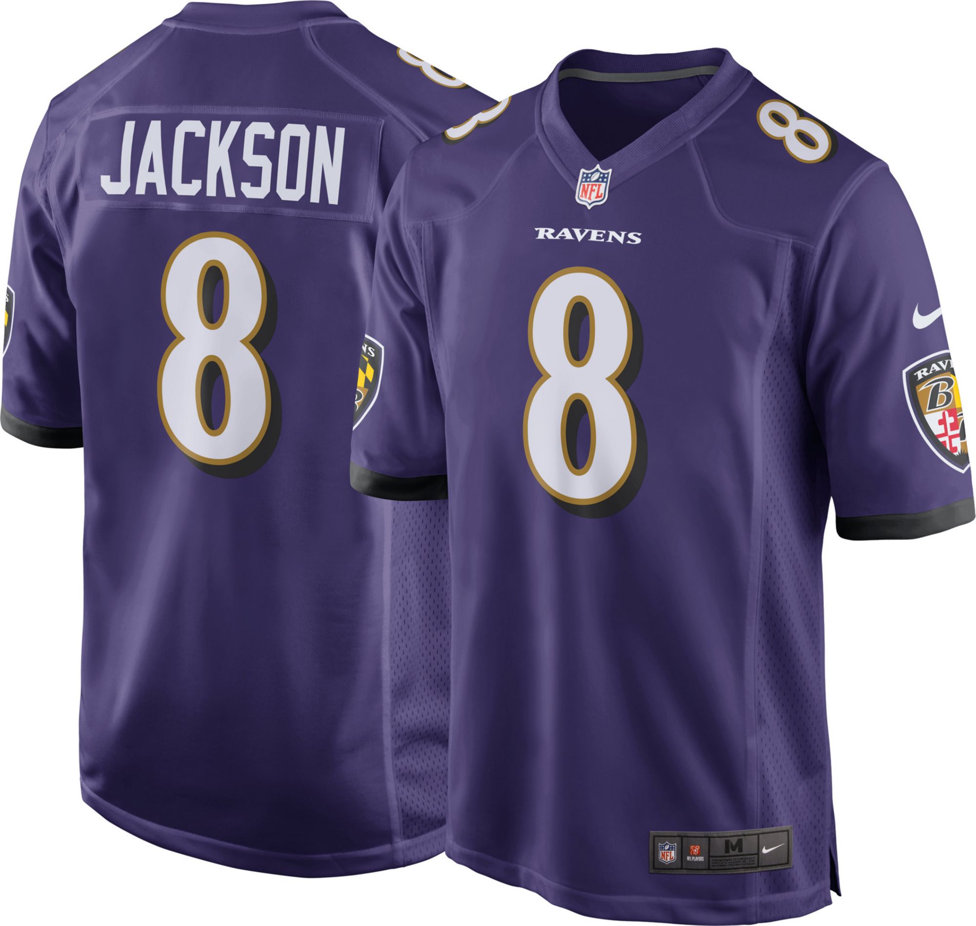 ravens home jersey color