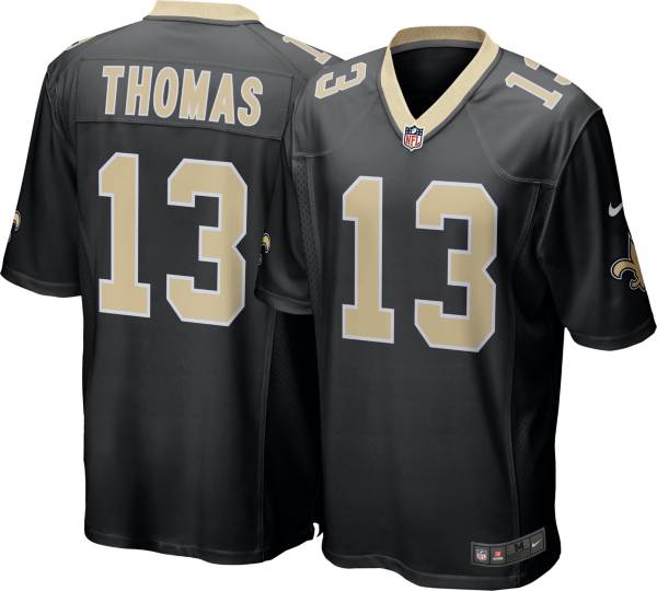 Nike Men's New Orleans Saints Michael Thomas #13 Black Game Jersey