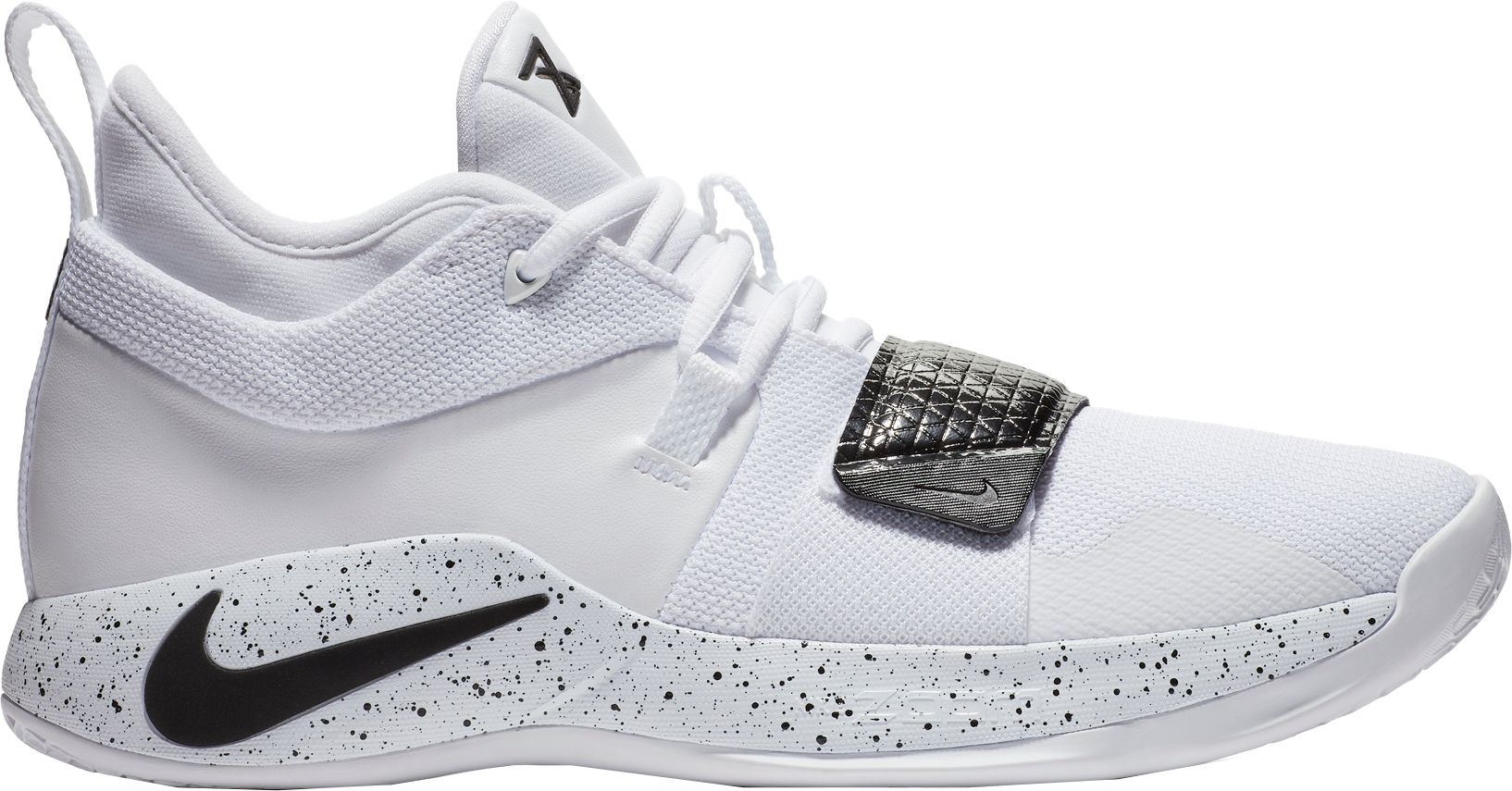 nike pg 2.5 white black