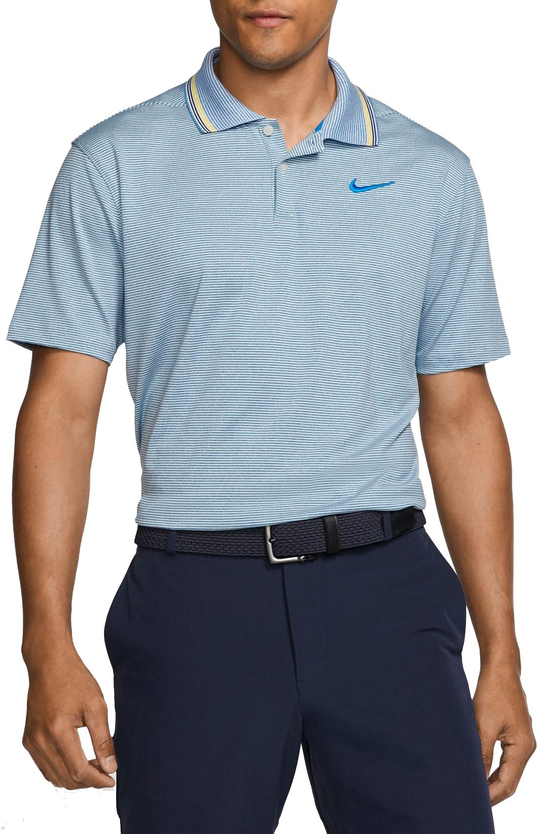 nike men's vapor stripe golf polo