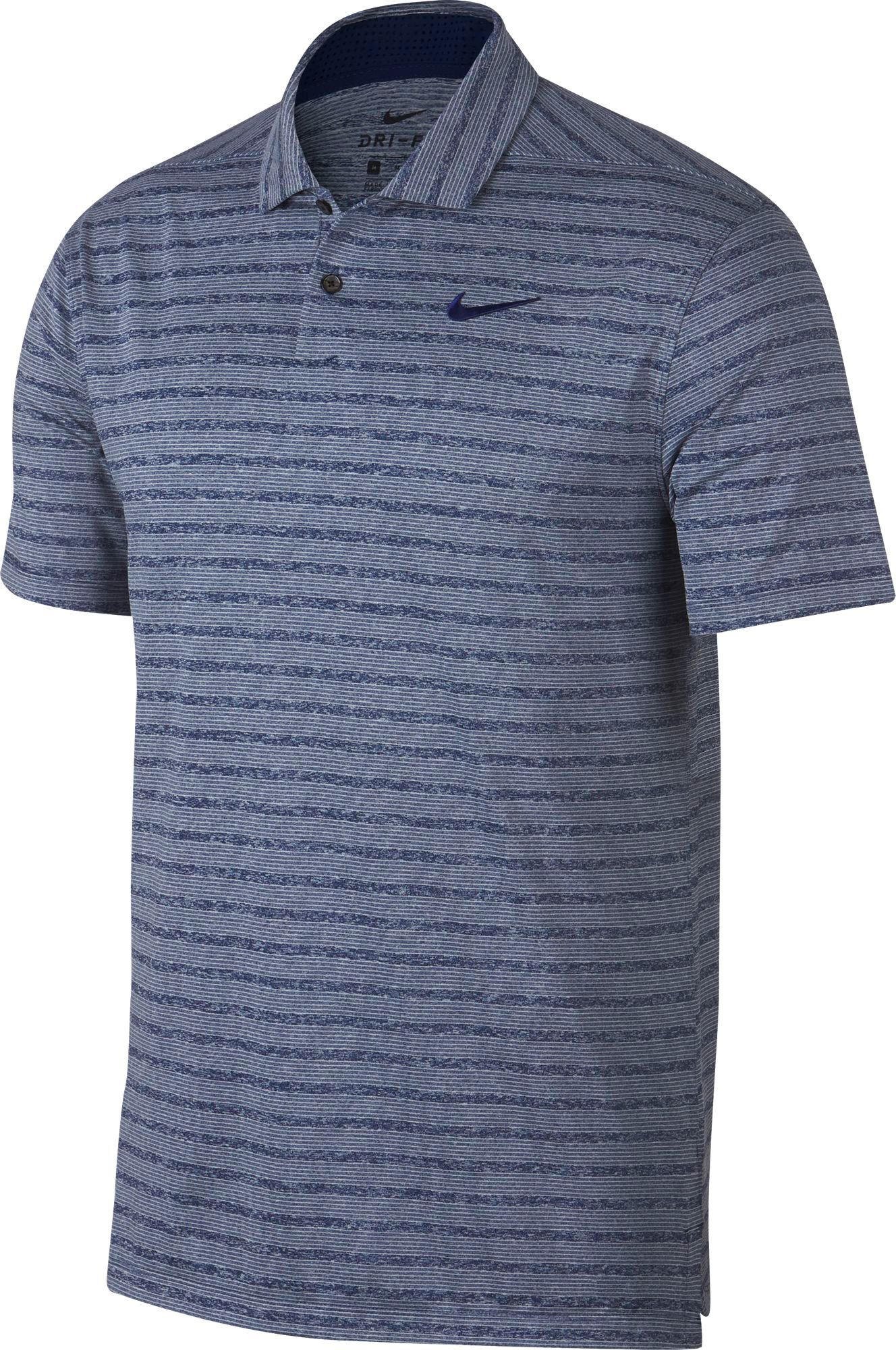 vapor print tipped collar polo