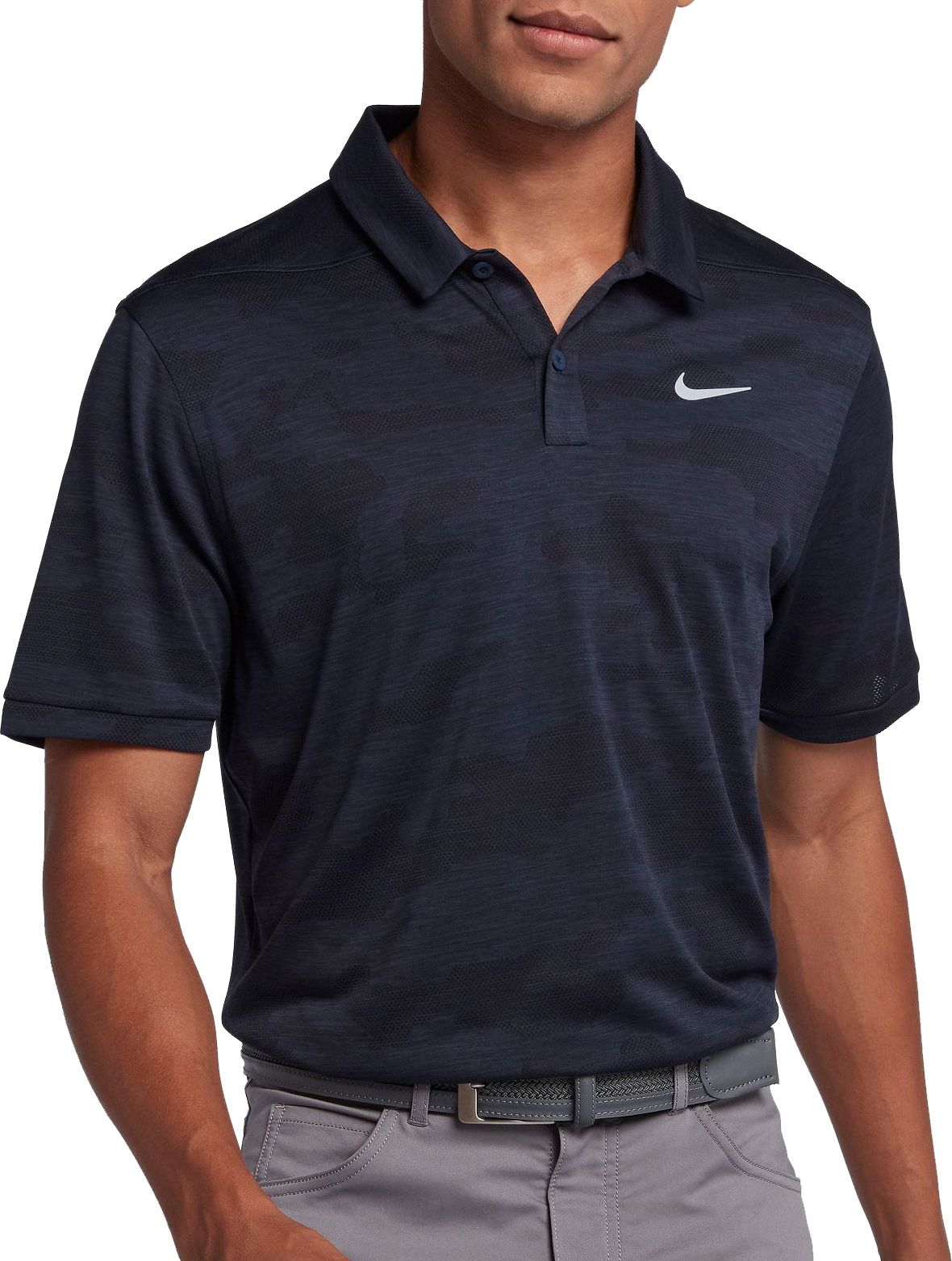 nike zonal cooling golf shirt camo