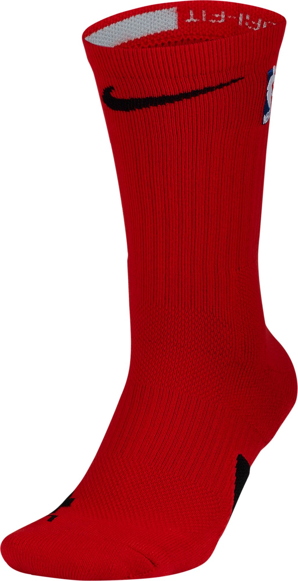 red nike crew socks