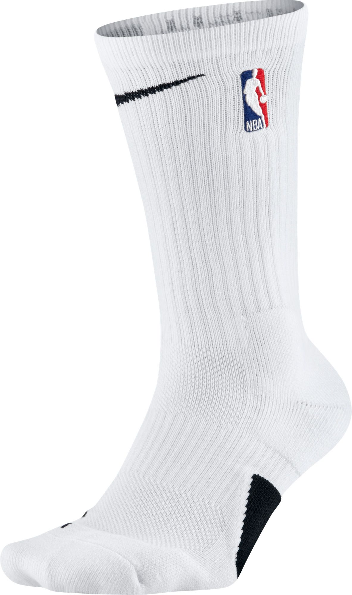 white nike elite basketball socks