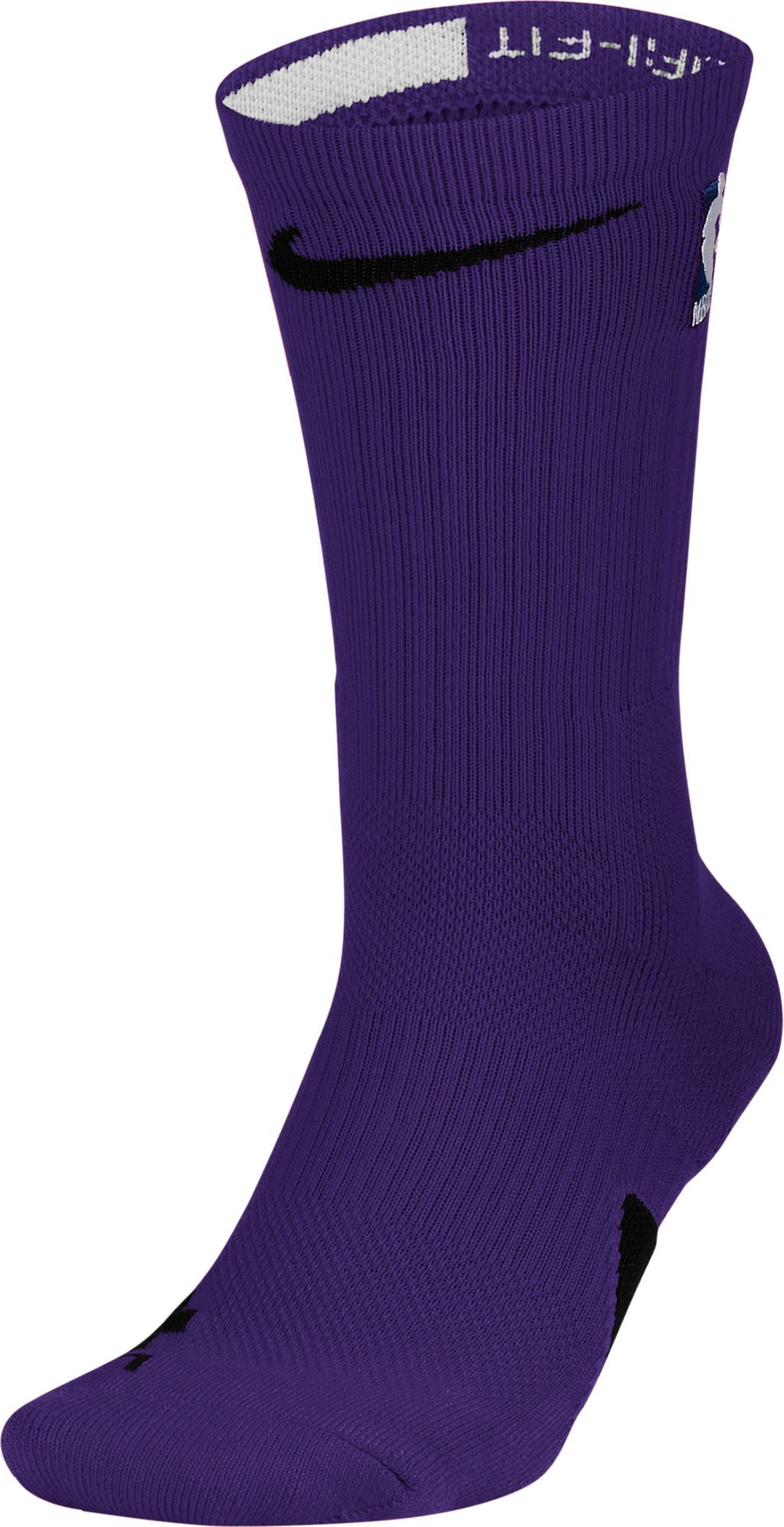 purple nike elite socks