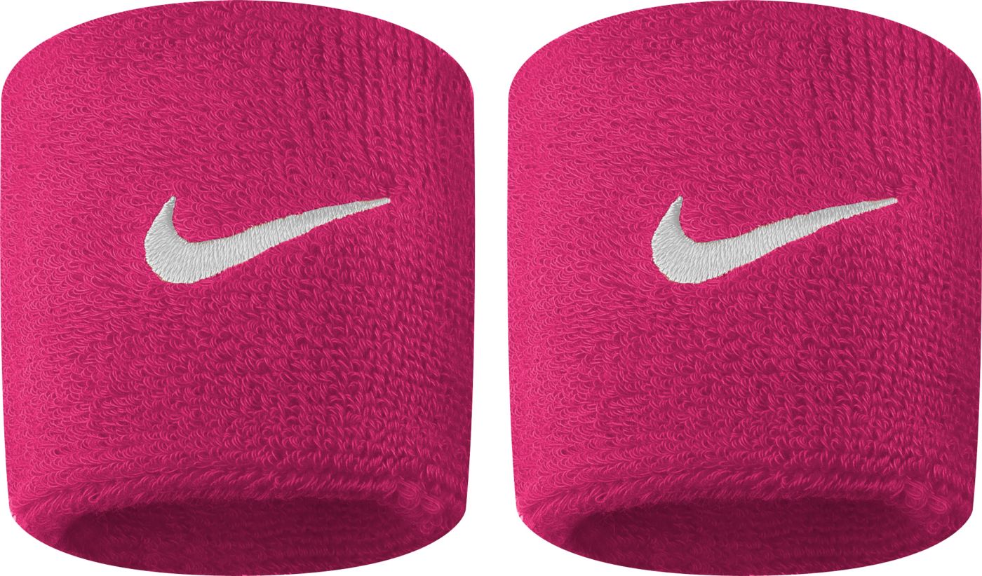 Pink nike wristbands online