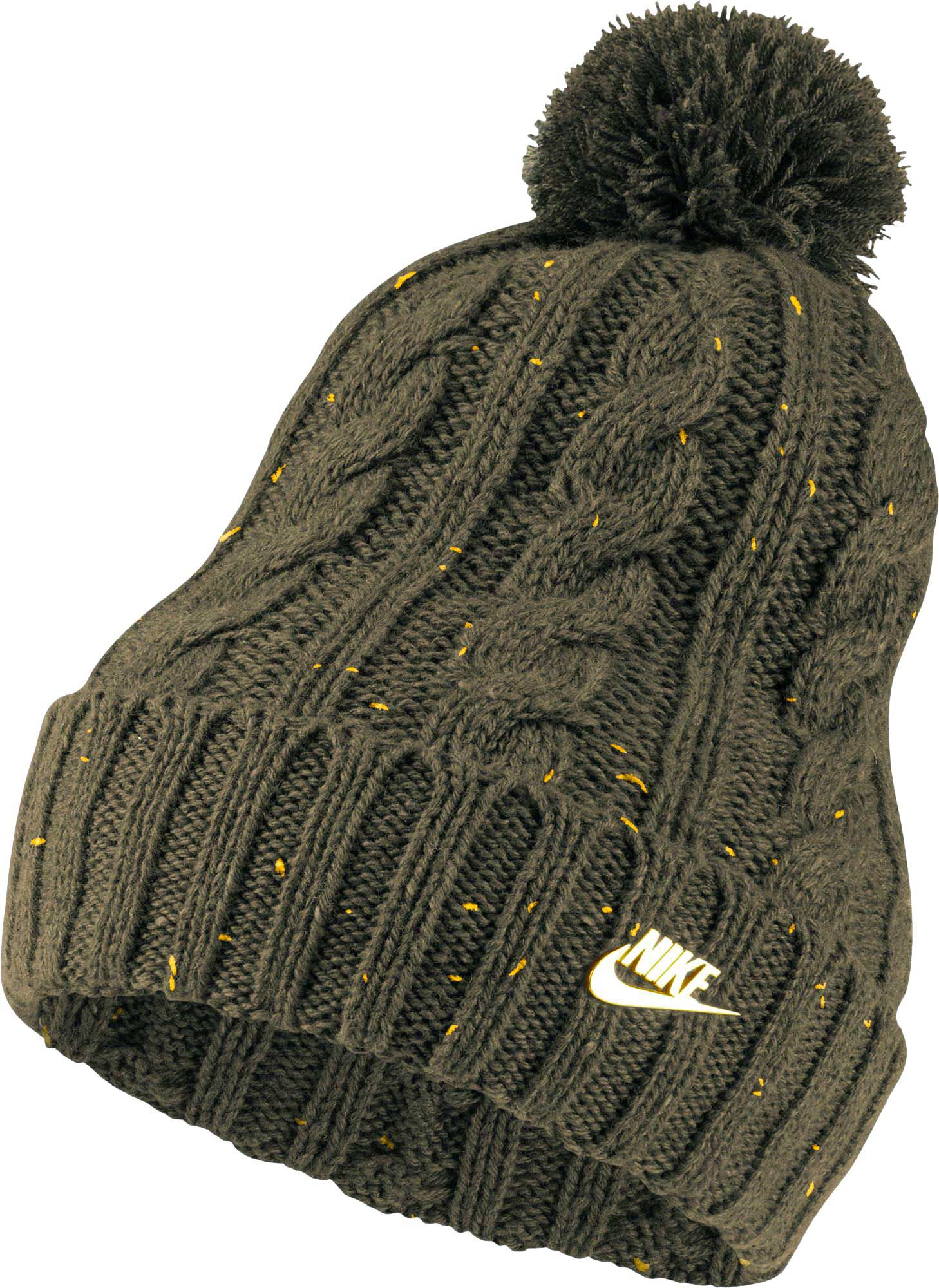 olive green nike beanie
